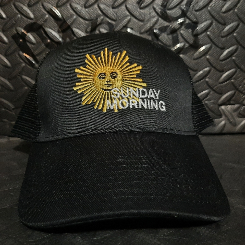 Sunday Morning CBS vintage Snap Back Mesh Hat